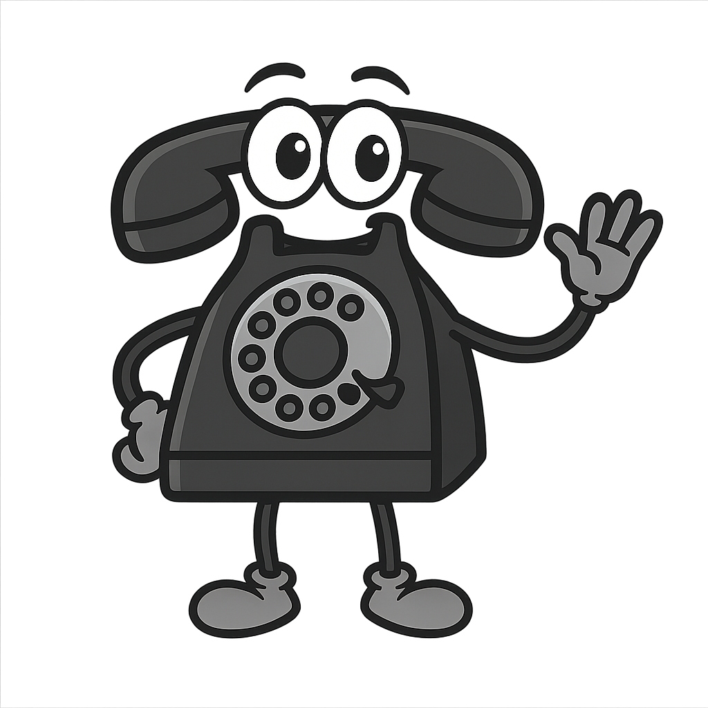 Buzz, the DocNet Phone Mascot